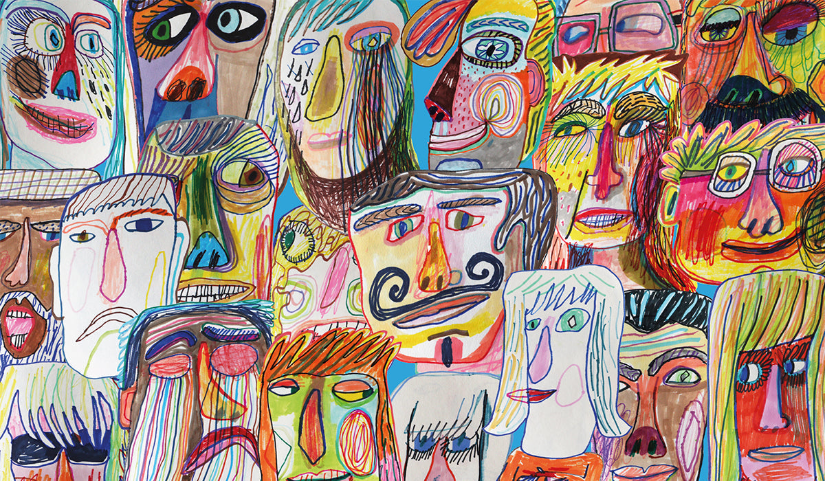 CARAS COLORIDAS